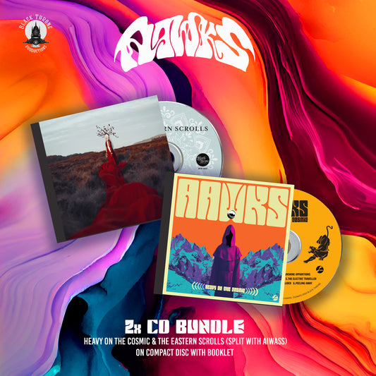 AAWKS - HEAVY ON THE COSMIC & The Eastern Scrolls CD Bundle