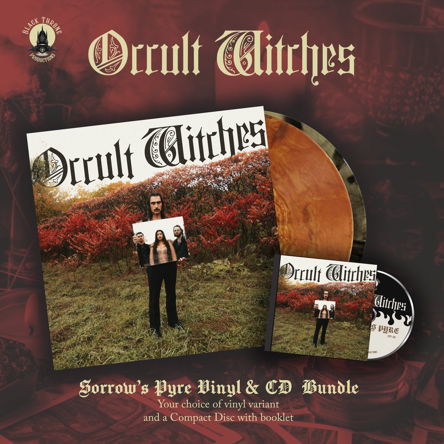 Occult Witches - Sorrow's Pyre Vinyl & CD Bundle