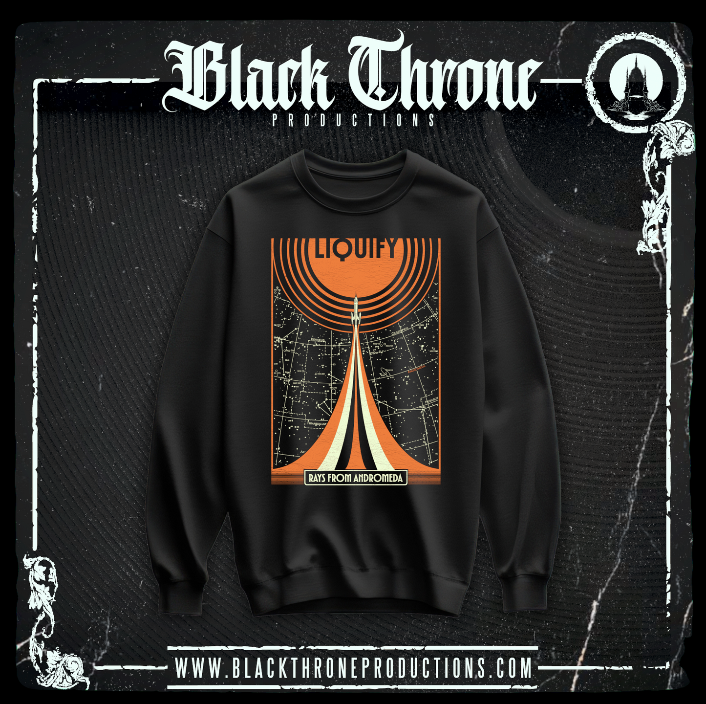 Liquify - Rays From Andromeda Crewneck Sweatshirt