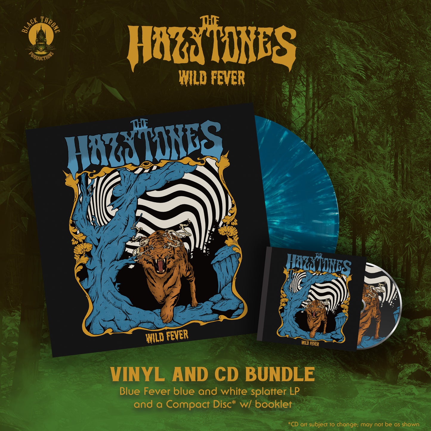 The Hazytones Wild Fever Vinyl & CD Bundle