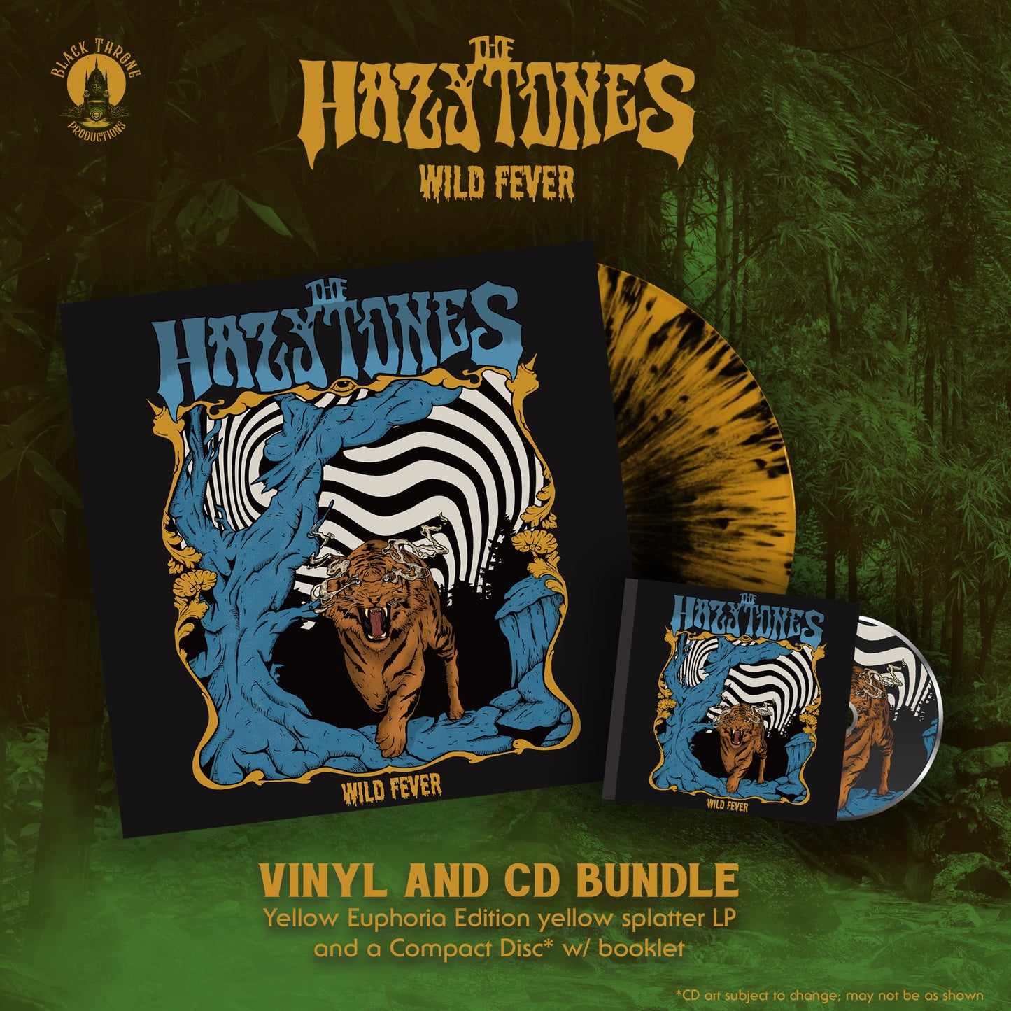 The Hazytones Wild Fever Vinyl & CD Bundle