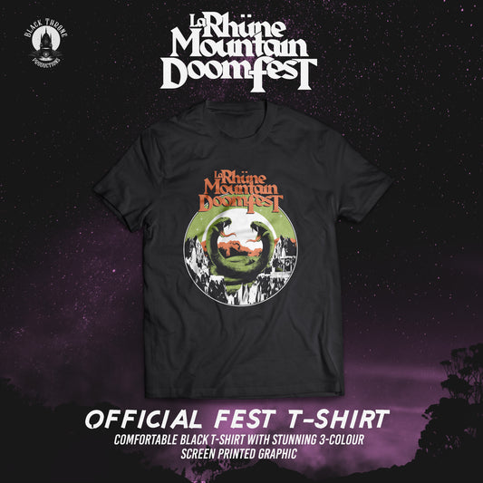 LA RHUNE MOUNTAIN DOOMFEST T SHIRT