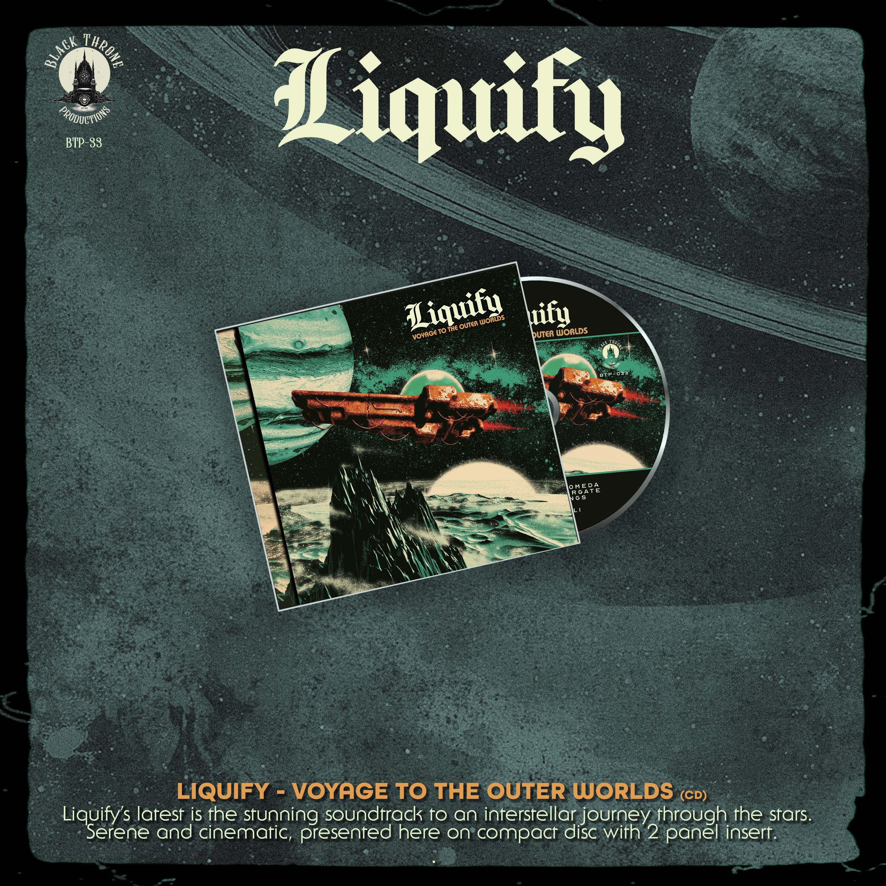 LIQUIFY - Voyage to the Outer Worlds (CD) – Black Throne Productions