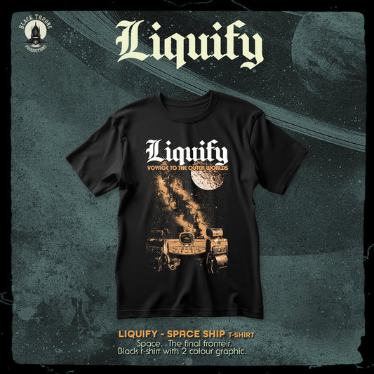 Liquify T-Shirt - Space Ship