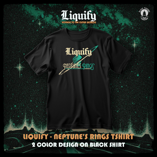 Liquify Neptune's Rings T-Shirt - Green