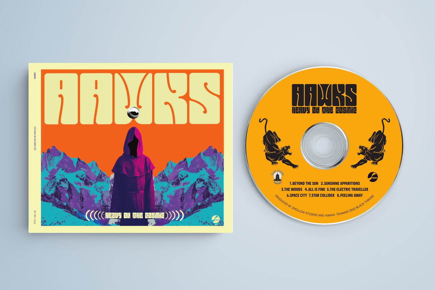 AAWKS - (((((HEAVY ON THE COSMIC))))) - CD