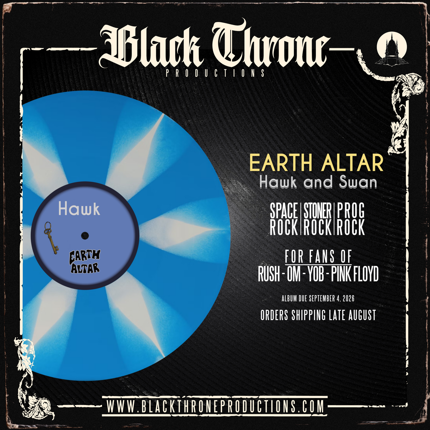 EARTH ALTAR - HAWK AND SWAN