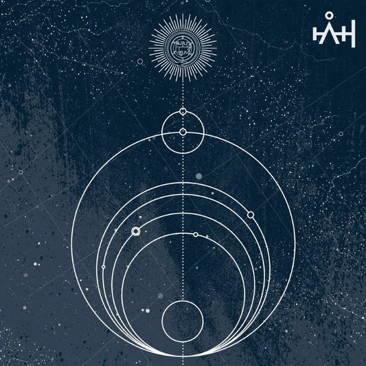 IAH - IAH (clear/blue/white splatter) LP