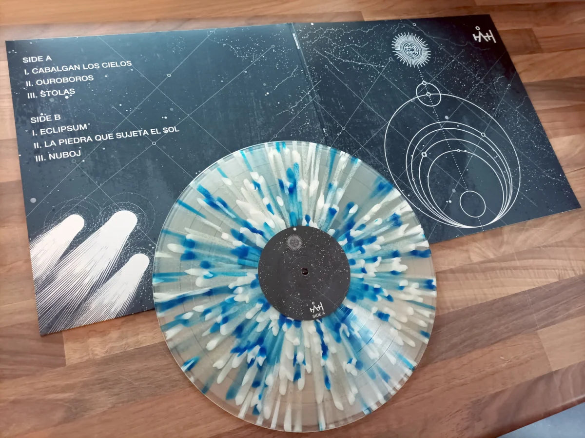 IAH - IAH (clear/blue/white splatter) LP