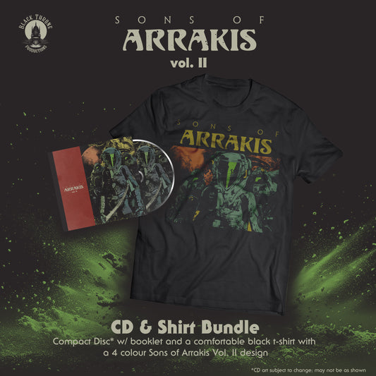 SONS OF ARRAKIS VOLUME II T-Shirt & CD Bundle