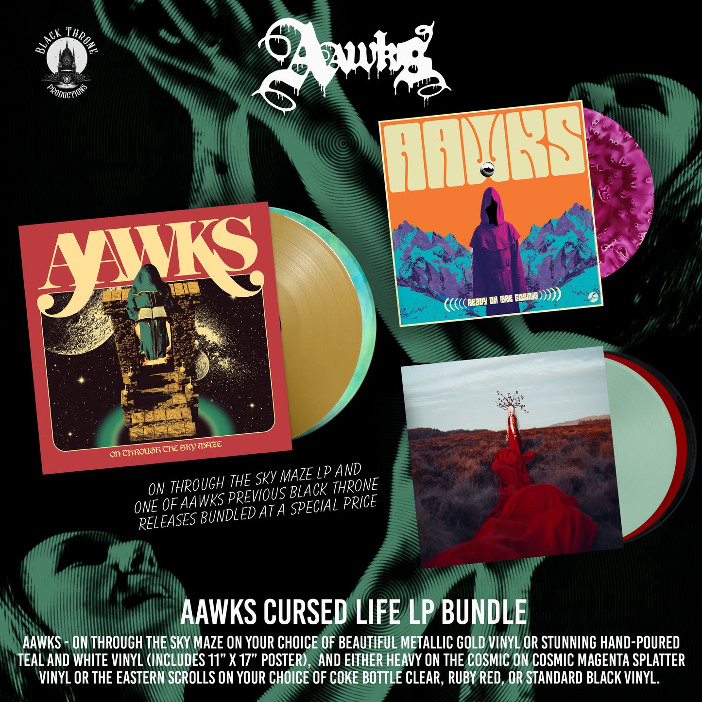 AAWKS - CURSED LIFE LP BUNDLE